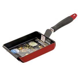 Bestco ND-9456 IH Egg Pan Moderna 5.1 x 7.1 inches (13 x 18 cm), Red