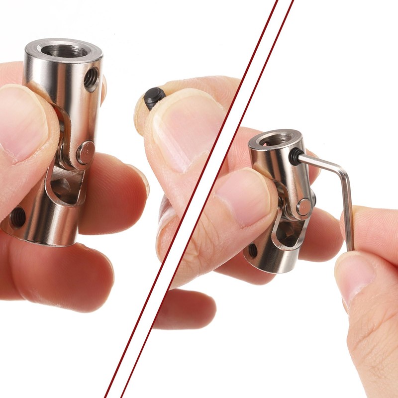 QUARKZMAN 4 Pieces 4 mm to 4 mm ID Steering