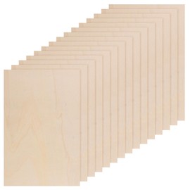 15 Pack Basswood Sheets, 300x200x1.5mm Unfinished Thin Wood Boards for Woodcraft Models, DIY Crafts, Painting, Engraving, Stenciling, Home Decor (300x200x1.5mm)