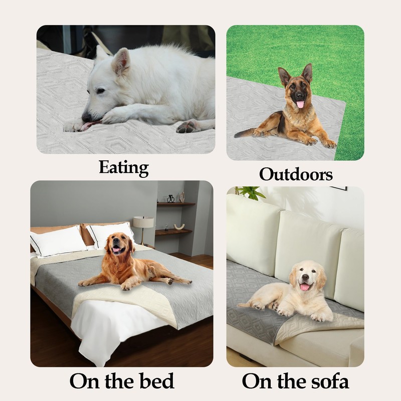 LPMOERA Waterproof Dog Sofa Couch Cover Non-slip Pet Bed Blanket