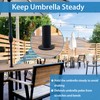 GHAMYEE 2 Piece Patio Table Umbrella Hole Ring Patio Cone
