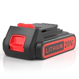Djsanu 20 Volt 3500mAh Battery Compatible with Black & Decker 20V Battery LBXR20 LBXR2020 LBX4020, Compatible with Black and Decker 20V Cordless Power Tools and Charger