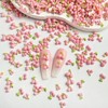 50Pcs Cherry Nail Charms 3D Pink Fruit Nail Supplies Spring