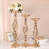 Table Candlestick Ornament Iron Twisted Curb Candle Holder Decorative Ornament