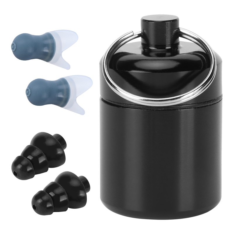 Waterproof Ear Plugs with Filter Noise Reduction Reusable Earplug Protector