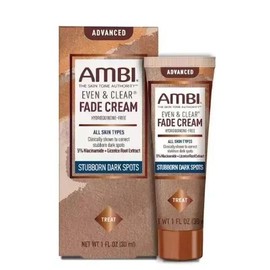 (3PACK)AMBI Advanced Even & Clear Fade Cream Stubborn Dark Spots Hydroquinone 1oz