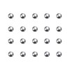 sourcing map 50pcs 5.5mm 304 Stainless Steel Bearing Balls G100