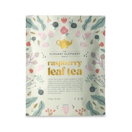The Elegant Elephant presents - Steam Distilled Red Raspberry Leaf Tea (Loose Leaf Tea) - For Pregnancy and Fertility Enjoyment and Uterine Tone! Let our Raspberry Leaf Tea bring you comfort.
