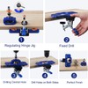 TOURACE 35MM Concealed Hinge Jig Puncher Kit, Hinge Drilling Guide