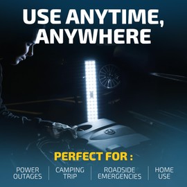 Bell+Howell Portable Light Bar, Rechargeable Lights for Home, Emergency Lights for Home Power Failure, Rechargeable Light Bar, Lámparas Recargables para Apagones, 720-Lumens, As Seen on TV