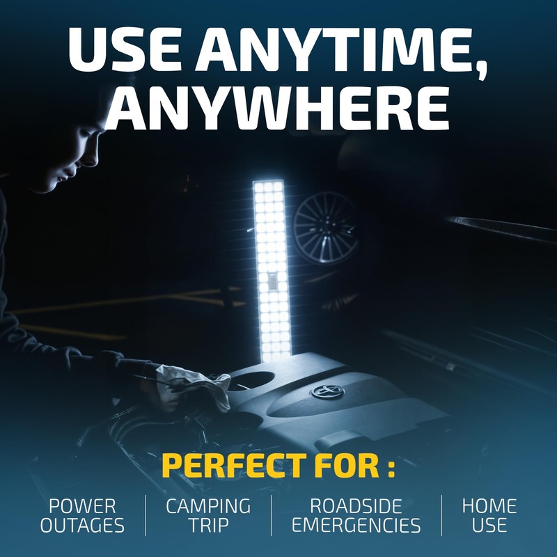 Bell+Howell Portable Light Bar, Rechargeable Lights for Home, Emergency Lights