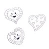 Baker Ross AT360 Heart Suncatcher Decorations - Pack of 10,