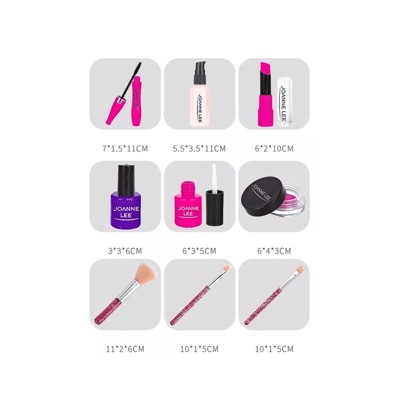 "Juguete de Maquillaje de Belleza Para Niña Rosa "