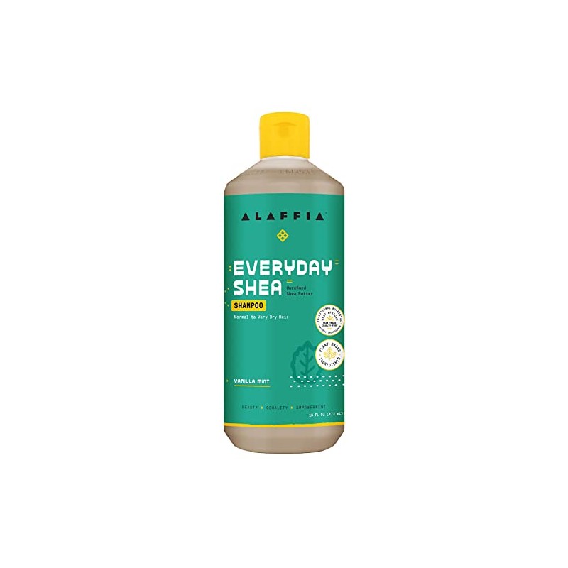 Alaffia EveryDay Champú de karité, champú limpiador suave para cabello