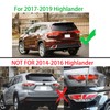 Outer Right Side LED Taillight Assembly For 2017-2019 Toyota Highlander