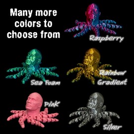 The Rocktopus | Glow in the Dark | Flexible Articulating Companion | The Rock Dwayne Johnson