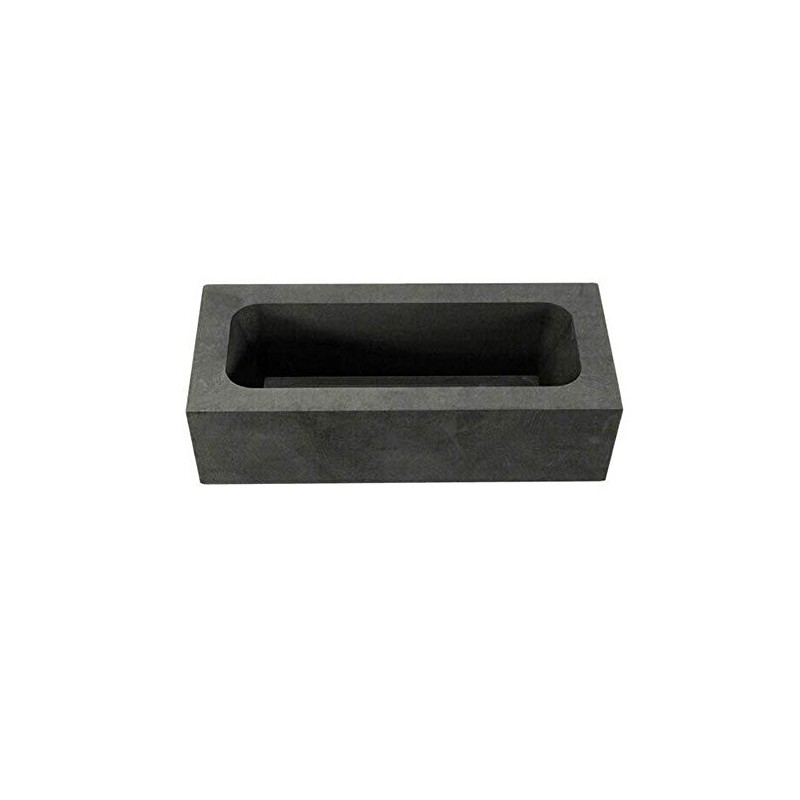 55x37x20mm Graphite Crucible Casting Ingot Bar Molds Tools Melting Ingot