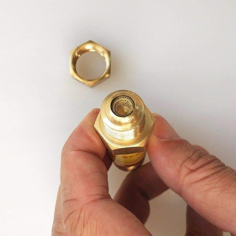 TOOLSTAR Flashback Arrestor, M16x1.5 Oxygen Acetylene Check Valve, Non-Return for