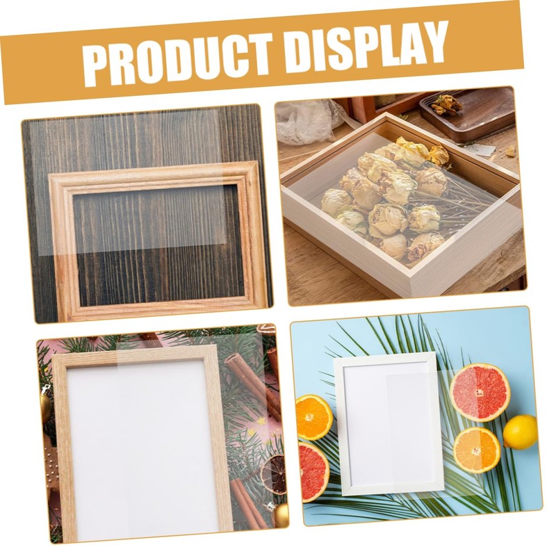 Gatuida 10 Pack Transparent Plastic Sheets Thin Plastic Sheets for