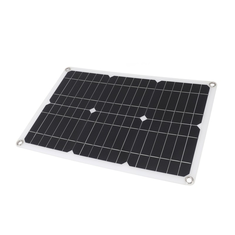 18V 20W Semi Flexible Solar Panel Monocrystalline High Efficiency Waterproof