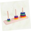 Gadpiparty Wooden Brain Puzzle Towers of Hanoi. Thinking Sports Tasks