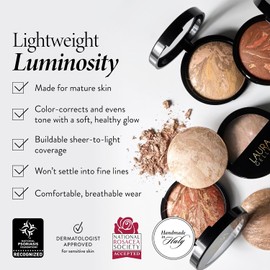 LAURA GELLER NEW YORK Baked Balance-N-Glow - Base iluminadora, tono Pálido - Cobertura ligera a media - Acabado satinado