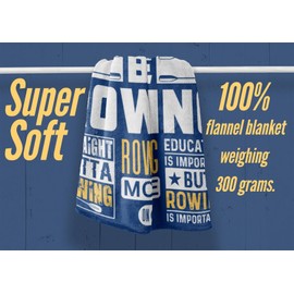 Huglanket Rowing Gifts Blanket, Boat Flannel Throw Blanket for Men, Funny Unique Birthday for Him 50"*65"