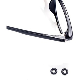 5 Pairs Glasses Grips Hinge Rings Tighteners Eyeglass Temple Silicone Eyeglass Repair Kits with Screwdriver