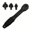 4pcs iron drill wrench, upgraded second generation, exchange head key,