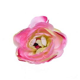 YAZILIND Cloth Big Peony Flower Hairclip Coast Holiday Photo Hair Accessories Pink