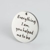 Meiligo Stainless Steel Mum Everything I Am You Helped Me
