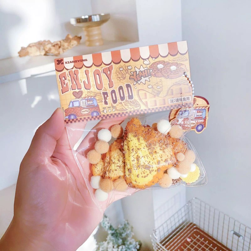 Unbranded Squishy Food-Themed Stress Relief Toy - Blind Box Style!