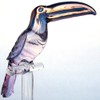 Prochaska Gallery Hand Blown Glass Toucan Figurine