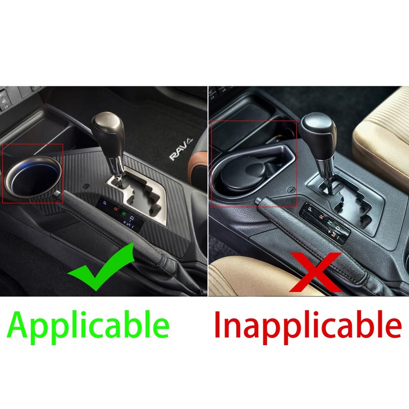 Car Center Console Gear Shift Cover Sticker Interior Trim Real