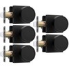 Goldenwarm Matte Black Door Knobs Passage, Closet Door Knob Zinc