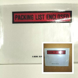 ULINE 200 ULINE Super Stick Packing List Enclosed 4 x 5.5" Tamperproof