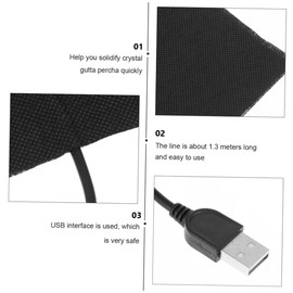 Operitacx 4pcs USB Heated Epoxy Mat for Rapid Resin Curing Heating Pads for Projects Temperature Control for Epoxy Crafts and Moulds