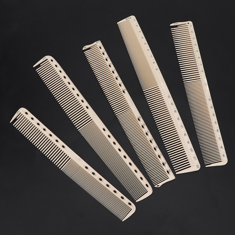 10Pcs Professional Hairdressing Comb Barber Hair Styling Cutting Comb with