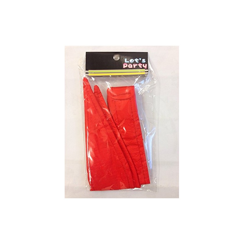 Power Up Hero Muffler Costume Accessories Red One Size Fits