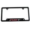 RST License Plate Frame Cover Holder, Black for Silverado 1500
