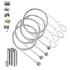 GIONAR Pack of 4 Photo Ropes, Photo Wire with Magnets,