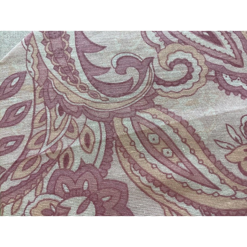 Itosho Cotton Gauze Duvet Cover, Paisley, Pink, 145×205cm GM3931