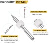 PATIKIL 0.2mm Micro Drill Bits 1/8" Shank Tungsten Carbide Steel