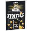 HALLS Minis Honey Lemon Flavor Sugar Free Cough Drops, 48