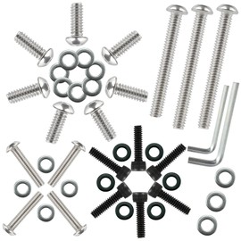 IVWFU 42PCS Windshield Bolts Kit Inner Batwing Fairing Bolts Screws Stainless Steel Fit for 1996-2025 Harley Touring Road Glide Electra Street Glide Trike Ultra Limited Glide