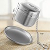 Reinmoson Tea Balls for Loose Tea, 304 Stainless Steel Extra