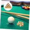 Totority 10Pcs Replacement Ferrules for Billiard Cues Durable Metal Accessories