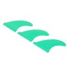 3Pcs Surfboard Fins PVC Thruster Fins Surfing Board Accessories for