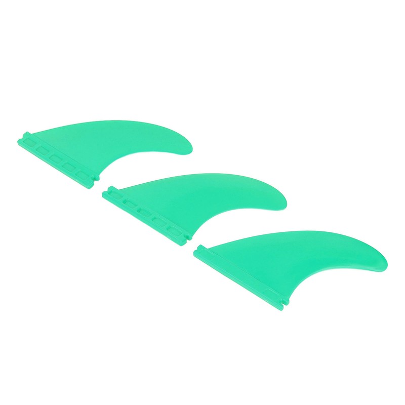 3Pcs Surfboard Fins PVC Thruster Fins Surfing Board Accessories for