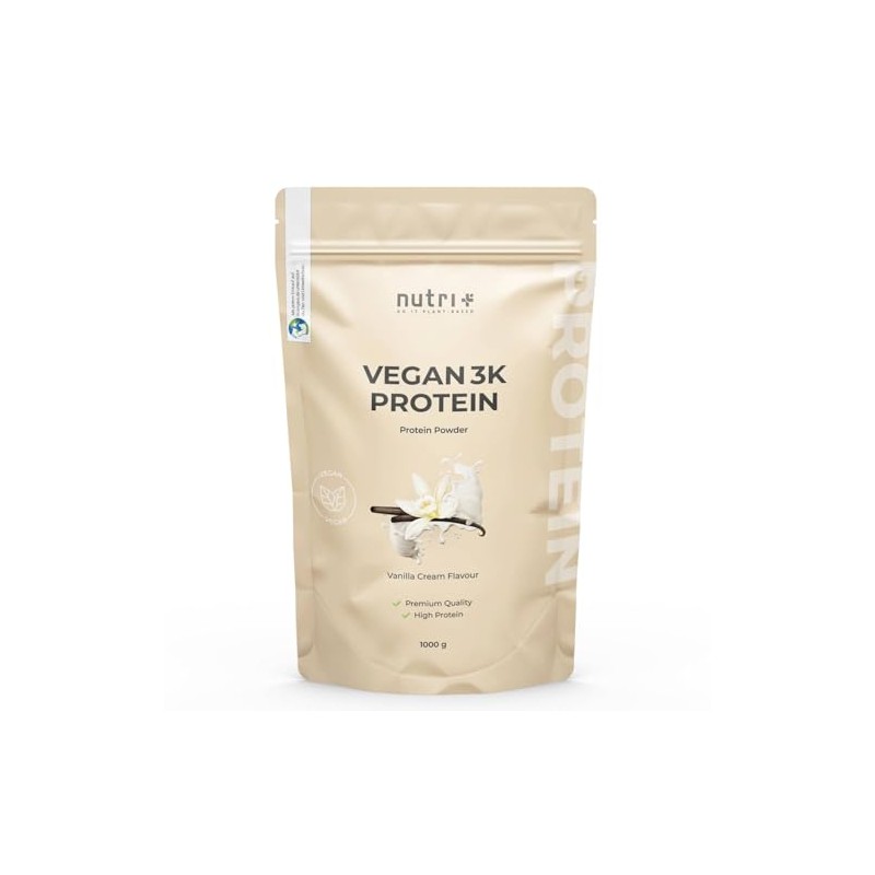 Nutri + Protein Vegan Vanille 2 kg 81% Eiwei√ü -